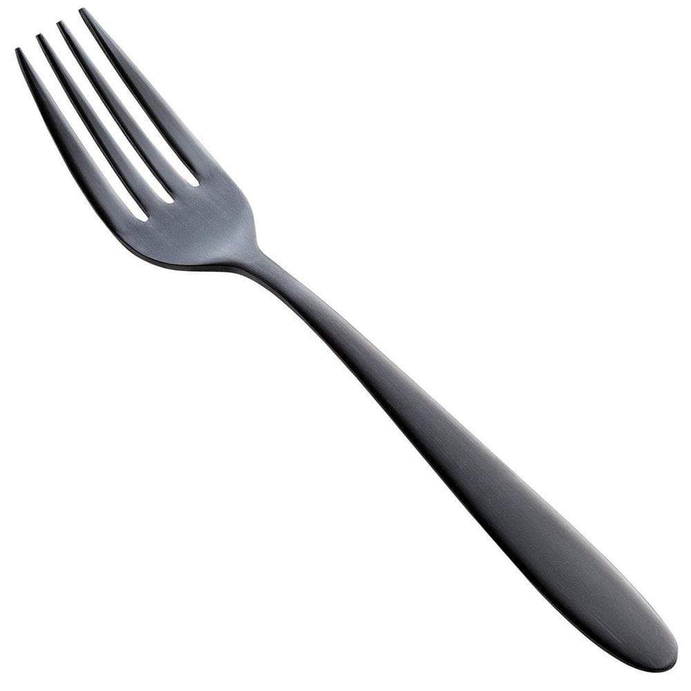 Stainless steel black fork